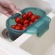 thumbnail image 1 of Fiudx Ofertas flash Artículos en oferta Filtro Gotas De Agua Cesta Multiusos Práctico Organizador Colgante Contenedor Estuche De Almacenamiento para Sobras Hogar Sala De Estar Fruta Pantalla De Filtr, 1 of 7