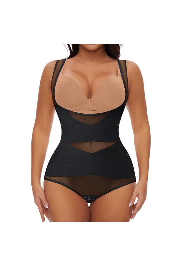 Shapewear Bodysuit for Women Tummy Control Waist Trainer Butt Lifter Hi-Waist Body Shaper Slimming Girdles