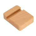 thumbnail image 1 of Soporte de Teléfonos Inteligentes de Madera, Soporte de Teléfono Móvil de Madera Lisa y Compacta de Wooden para la Mayoría de los Teléfonos Móviles, 1 of 7
