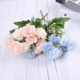 thumbnail image 5 of 1PCS Cream Real Touch Hydrangea Artificial Flowers Bouquets,13.78" Mint Green Lifelike Silk Fake Hydrangea with Stems,Faux Floral Arrangements for Home Wedding Party Table Centerpieces Decoration, 5 of 5