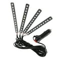 thumbnail image 3 of 12V 4x 12SMD Bande Lumineuse LED RVB pour Intérieur de Voiture, Lumière au Pied, Télécommande, Glace Bleue, Voiture, LED RVB, 3 of 7