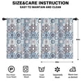 thumbnail image 2 of Blackout Kids Curtains,Boho Bohemia Flower Childrens Insulated Curtains Set Of 2,Bedroom Essentials,Toddler Room Decor 52"x63"(132x160cm), 2 of 4