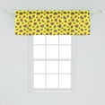 thumbnail image 2 of Ambesonne Watermelon Window Valance, Summer Fruit Slices, 54" X 18", Jade Green Dark Coral, 2 of 3