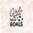 thumbnail image 4 of Inktastic Girls Gotta Have Goals Soccer Girls Baby Bodysuit, 4 of 5