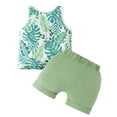 thumbnail image 4 of WOYY Newborn Boys Summer Outfits Tropical Print Tank Top and Shorts 2-Piece Set for Kids, 4 of 7