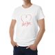 thumbnail image 1 of T-Shirts for Men, Love You Heart Crew Neck Cotton T-Shirt Men's Short Sleeve Valentine's Day Red Hearts Stripe, 1 of 8