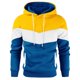 thumbnail image 4 of Sudadera con capucha para hombre agradable a la piel suelta a la moda con empalme de color sudadera con capucha para hombre fibra de poliéster cómoda para trotar y acampar ANGGREK Otros, 4 of 5