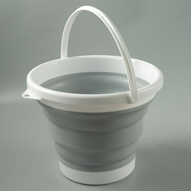 Amdohai Foldable Pail Bucket Portable Collapsible Bucket Camping Beach Fishing Multi-Purpose Bucket