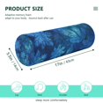 thumbnail image 3 of Round Cervical Pillow Cylindrical Pillow Lumbar Pillow Sofa Headrest Pillow Support For the Back, Neck and Head Warm Snowflakes, 3 of 7