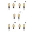 thumbnail image 1 of Toystoory Mini bombilla LED de 2 uds., luces nocturnas emisoras de luz de 360 ​​grados para candelabros, lámparas de mesa, iluminación de armario AC/DC12V blanco cálido 5piezas Toystoory CBP167219, 1 of 5