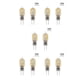 thumbnail image 1 of Toystoory Mini bombilla LED de 2 uds., luces nocturnas emisoras de luz de 360 ​​grados para candelabros, lámparas de mesa, iluminación de armario AC/DC12V blanco cálido 5piezas Toystoory CBP167219, 1 of 5