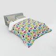 thumbnail image 2 of Ambesonne Colorful Bedding Set 4 Pcs, Wild Dinosaur Cartoon, Queen, Multicolor, 2 of 2