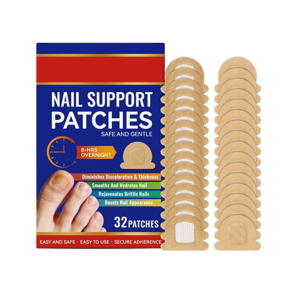 Nail Care Patch for Smooth and Shiny Nails, Brightening Nail Surface Treatment, At-Home Nail Repair Kit for Healthy and Glossy Nails