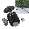 thumbnail image 1 of Mini Ball Head, Universal Camera Tripod Adapter Knob Locking Aluminum Anodized  For Photography, 1 of 8