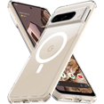 thumbnail image 1 of For Google Pixel 8 Pro Case Compatible With 𝐌𝐚𝐠𝐬𝐚𝐟𝐞, Shockproof Hard Pc Back With Soft Tpu Magnetic Cover Phone Case For Pixel 8Pro, 6.7 Inch, Crystal Clear[o1531], 1 of 5