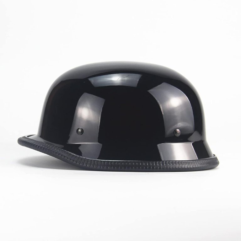 german skull cap motorcycle helmet D.O.T. German- Dull Black XS Unlike traditional novelty lids Motorcycle Helmet German Style Half