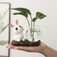 thumbnail image 2 of A Cartoon Cute Rabbit Hydroponic Flower Vase for Home Decor, 2 of 5