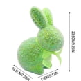 thumbnail image 2 of Tdxkok Easter Glitter Ornament Garden Decor Happy Easter Decorations, 2 of 6