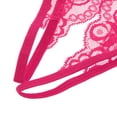thumbnail image 4 of Tanga sexy con entrepierna abierta, bragas de cintura baja con espalda en T, lencería, ropa de dormir Rosado, 4 of 9