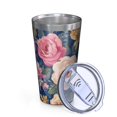 thumbnail image 2 of 16oz Tumblers Pioneer Flower Stainless Steel Vacuum Insulated Double Wall Travel Tumbler Cups Mug with Lid and Straw,Cleaning Brush for Coffee,Tea, 2 of 4