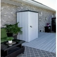 thumbnail image 1 of Spacemaker Patio Shed, 4x3, Flute Grey and Anthracite, 1 of 8