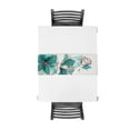 thumbnail image 4 of Flowers Bloom Turquoise Plants Roses Table Runners Table Flag Tablecloths Party Decoration Table Runner Wedding Home Table Decor, 4 of 5