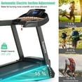 thumbnail image 6 of Gymax 3.75HP Folding Treadmill Running Jogging Machine w/ 15% Automatic Incline, 6 of 10