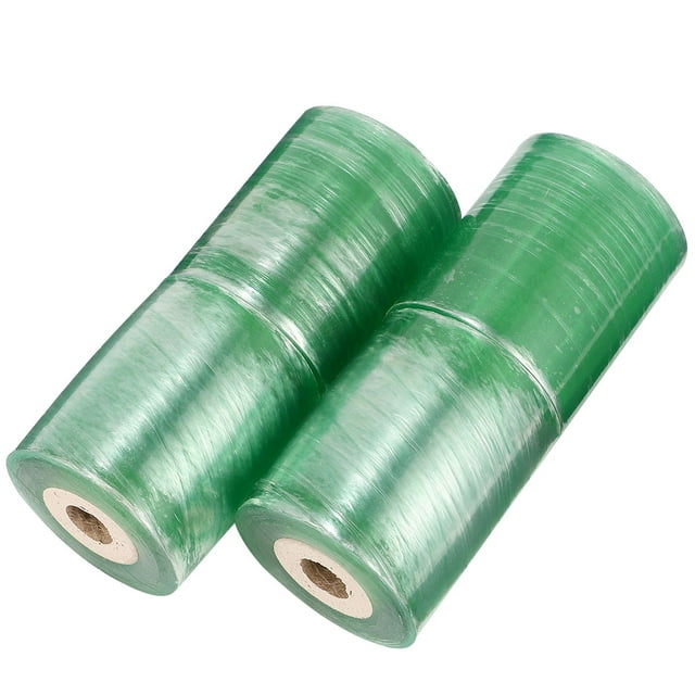 CIMAXIC 4 Rolls Tree Tape Wrap Transparent Green PVC Waterproof Self Adhesive for Everyday Garden Use