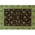 thumbnail image 1 of Ahgly Company Indoor Rectangle Abstract Light Blue Modern Area Rugs, 4' x 6', 1 of 4