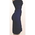 thumbnail image 2 of Vestido sexy largo strapless de Mezclilla obscuro grande, 2 of 2