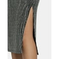 thumbnail image 3 of Madden NYC Women’s Shimmering Mock Neck Top and Skirt Set, 2-Piece, Sizes XXS-XXL, 3 of 4
