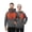 Gray, variant on Unisex Heated Hoodie with 5V 12,000mAh Power Bank, 3 Heating Zones, 3 Heat Settings, Heated Pullover Sweatshirt, Grey/Small