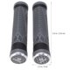 thumbnail image 2 of 1 par de fundas antideslizantes de silicona para manillar de bicicleta de carretera, de colores, para bicicleta de montaña (gris, diseño aleatorio), 2 of 5