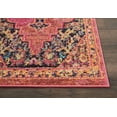 thumbnail image 4 of Nourison Passionate Persian Pink/Flame 2'2" x 7'6" Area Rug, (2x8), 4 of 7