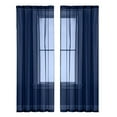 thumbnail image 5 of Solid Color Semi Sheer Window Curtains for Modern Light Control and Space Transformation, 5 of 7
