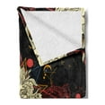 thumbnail image 2 of Astrology Soft Flannel Fleece Throw Blanket, Medieval Lion Portraits Astrological of Zodiac Antique Style, Cozy Plush for Indoor and Outdoor Use, 60" x 80", Multicolor, by Ambesonne, 2 of 5