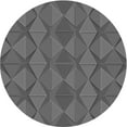 thumbnail image 1 of Ahgly Company Machine Washable Indoor Round Transitional Gray Area Rugs, 3' Round, 1 of 7