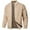 Khaki, variant on Men Male Solid Color Autumn And Winter Long Sleeve Jacket Coat Square Plaid Zipper Cardigan Sweatshirt Rain Jacket Bad Lands Jacket Men's Jacket down Coat Coats Long Jackets for Men(White,S)