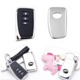 thumbnail image 1 of Xotic Tech Silver Smart Remote Key Soft Fob Cover Case Shell Protective For Lexus IS LS RC GX, 1 of 5
