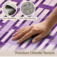 thumbnail image 6 of ODIKA 9'x12' Washable Area Rug Purple Abstract Bold Interlocking Swirl Ombre Gradient Boho Bordered for Great Room, Indoor Concept, Large Living Low Pile, Flatwoven, 6 of 7