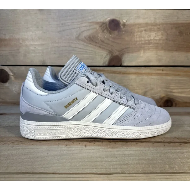 NEW Mens 5.5 / Womens 6.5 Adi-das Busenitz “Grey Chalk White” Low Sneakers IE3097