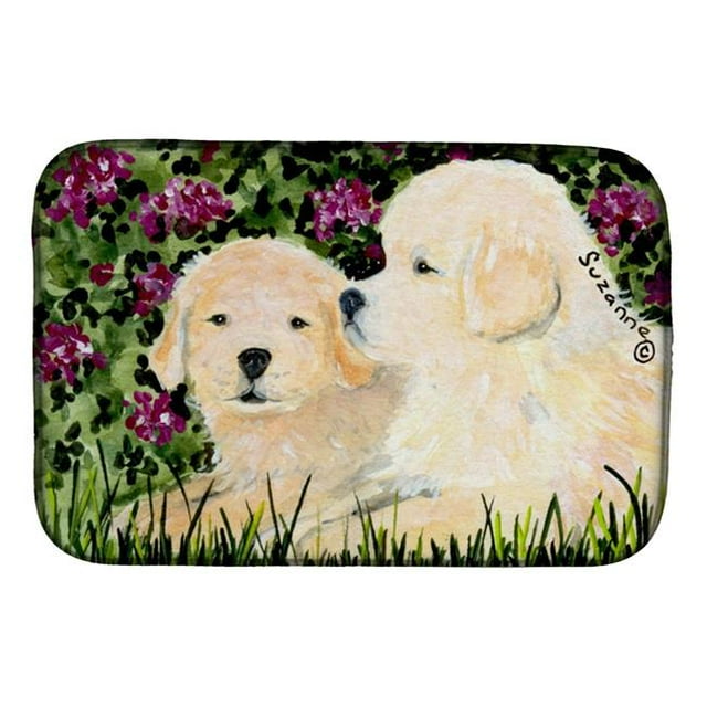 Carolines Treasures SS8826DDM Tapis de Séchage de Vaisselle Golden Retriever