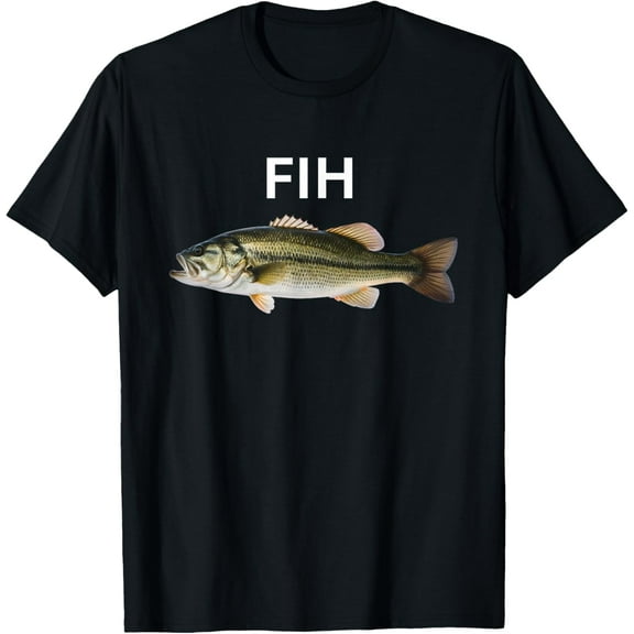 Fih Meme Funny Misspelled Fish Meme Misspelling Brainrot T-Shirt TShirt