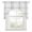 Gray, variant on Swag Curtains, Teal Beige Checkered Light Filtering Kitchen Swag Valances for Windows, Summer Modern Minimalist Rod Pocket Drapes Small Window Treatment for Bathroom Bedroom Over Sink 56"Wx36"L