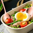 thumbnail image 3 of ARFUKA Juego de Cucharas y Tenedor para Ensalada, Utensilios para Servir de Acero Inoxidable para Ensalada, Salsas o Pasta, Oro Rosa, 3 of 5