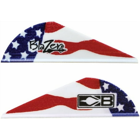 Bohning Blazer 2 Vane Archery Arrow Shaft Fletching .6 High 6-Grain-100/pack