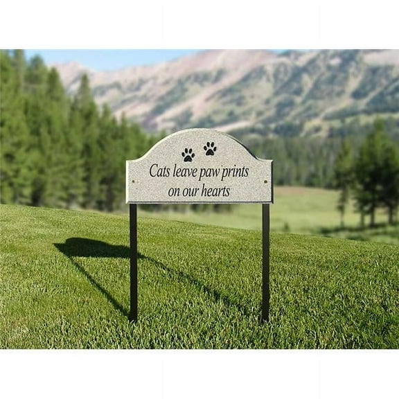 Ridgecrest Arch "Sand Granite Polished Stone Color" LOGO Plaque