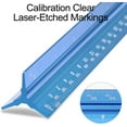 thumbnail image 6 of RUseeN Architectural Scale Ruler, 12” Imperial Aluminum Alloy Metal Architecture Measuring Tools, Engineering Drafting Construction Drawing Blueprints Triangular Architect Scaling Rulers (Blue), 6 of 7