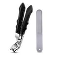 thumbnail image 2 of Kokovifyves Nail Clippers for Seniors Nail Clippers Toe Nail Clippers for Thick Nails Stainless Nail Clipper with Catcher for Men Women, 2 of 9