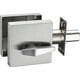 thumbnail image 4 of Juego de manillas para puerta Berlin Modisch Square Nickel Deadbolt, 4 of 5